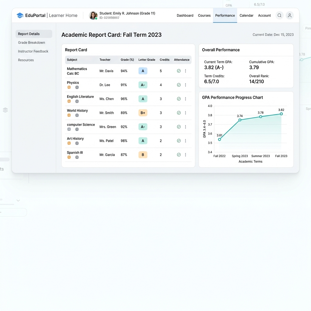 Skoolmux Student Results Portal